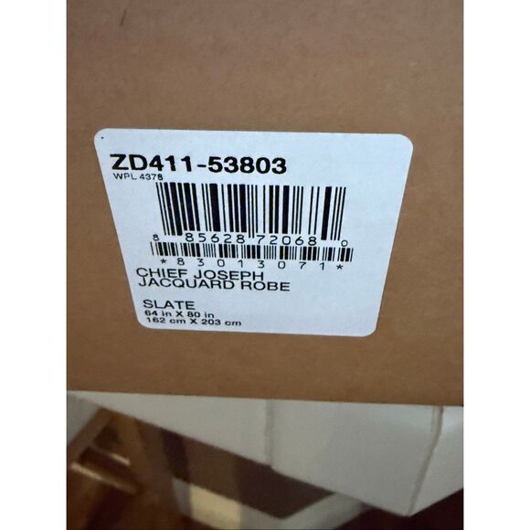 NWT Pendleton Beaver State Chief Joseph Wool Blend Blanket Slate Multi 64"x80" - Picture 13 of 14